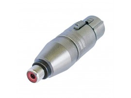 Neutrik NA2FPMF 3 Pin Female XLR to Female RCA Adapter